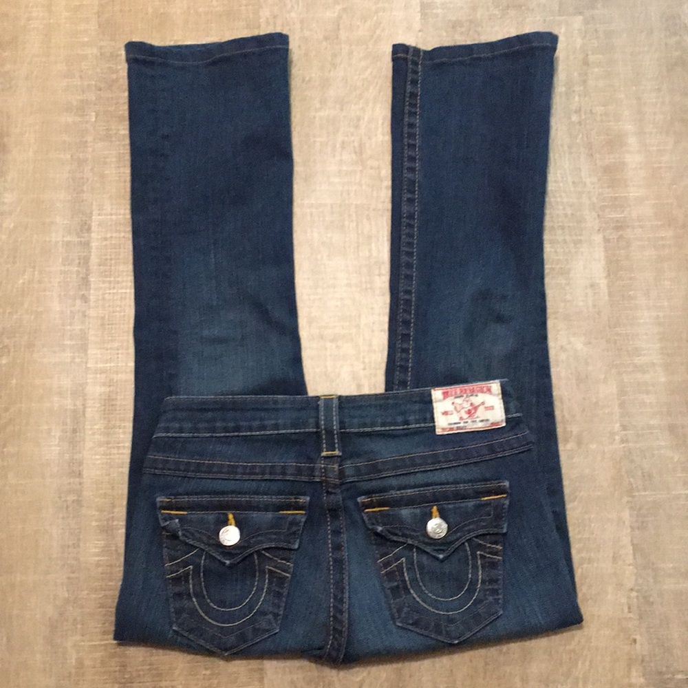 True religion dark wash jeans